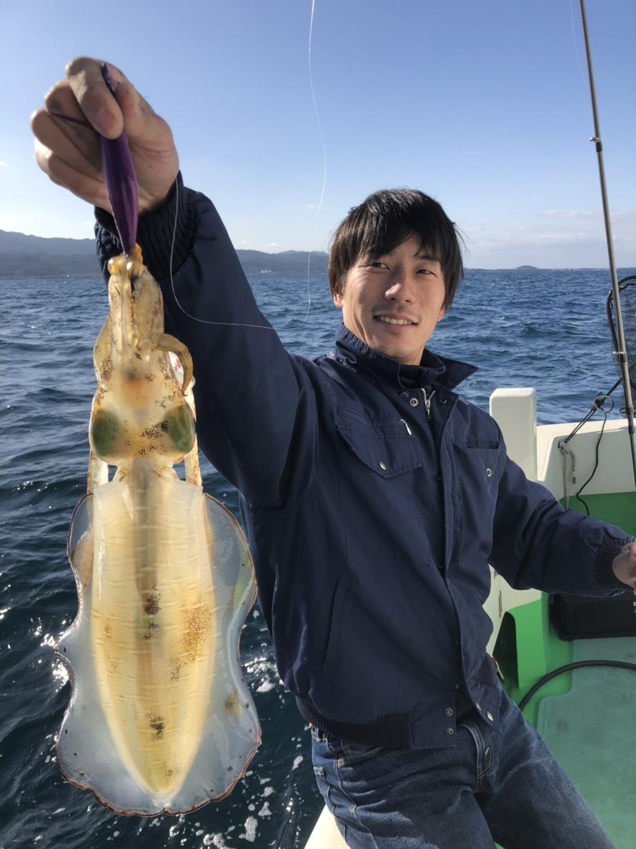 アラのエサ釣り ティップラン ボートエギング アオリイカ ミズイカ 熊本 天草 通 詞島 竜宝丸