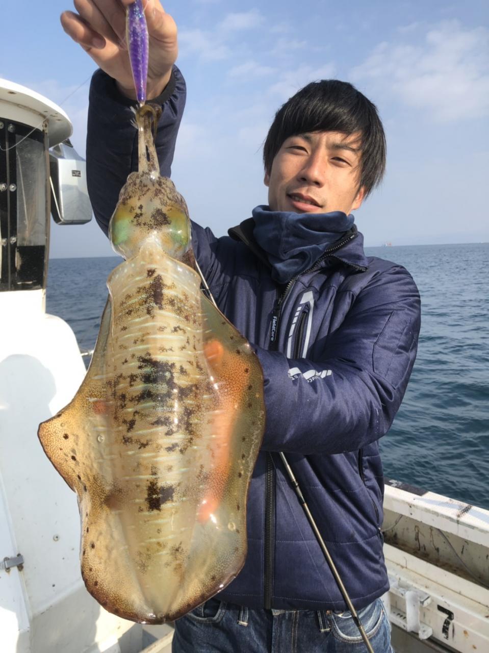 アラのエサ釣り ティップラン ボートエギング アオリイカ ミズイカ 熊本 天草 通 詞島 竜宝丸